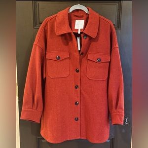 NWT Anthropologie Avec Les Filles Wool Jacket, Size L